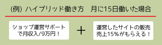 ハイブリットワーキング/新しい次世代の働き方!