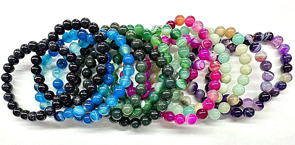 Blue Goldstone, Blue Agate, Pink Agate, Purple Agate, Green Agate,Chinese Amazonite, Moon Agate