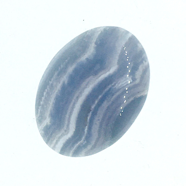 ブルーレースアゲート(Bluelace agate) ラウンドカボション