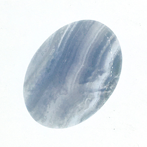 ブルーレースアゲート(Bluelace agate) ラウンドカボション