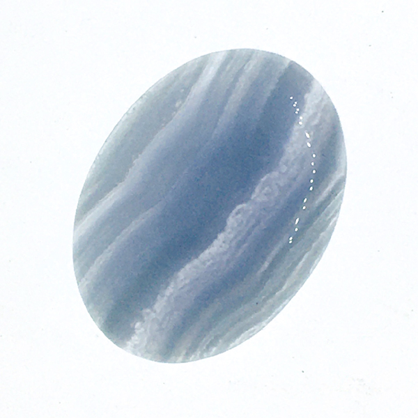 ブルーレースアゲート(Bluelace agate) ラウンドカボション