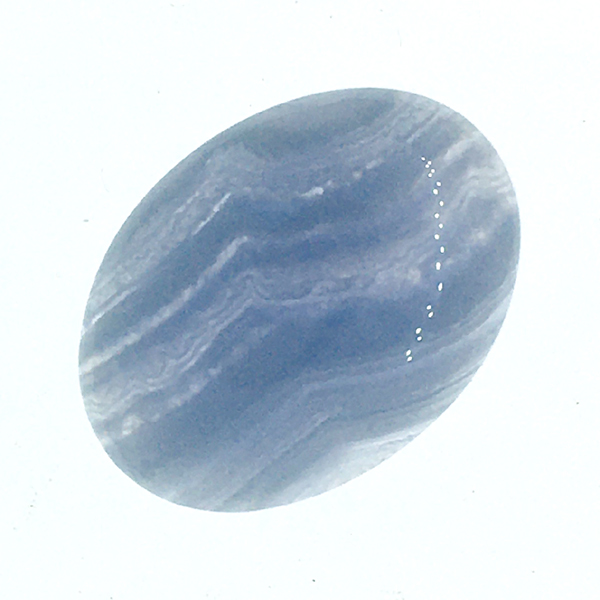ブルーレースアゲート(Bluelace agate) ラウンドカボション