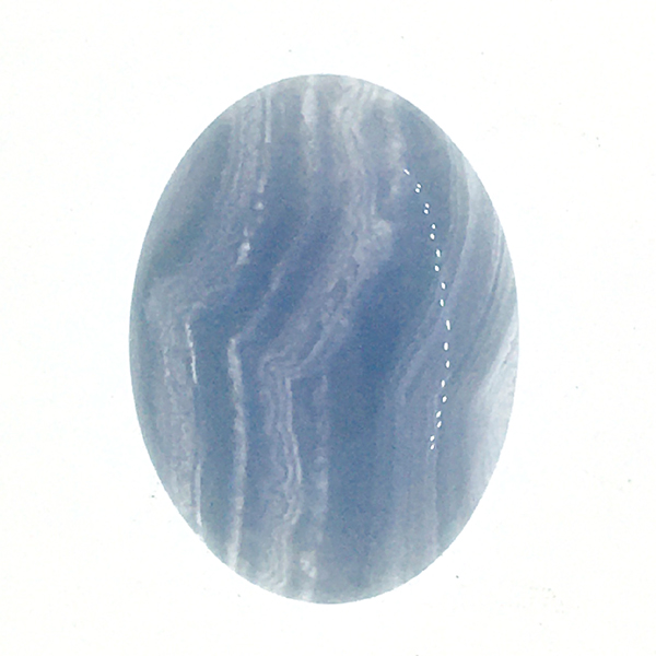 ブルーレースアゲート(Bluelace agate) ラウンドカボション