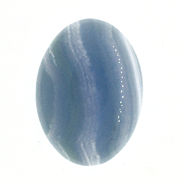 ブルーレースアゲート(Bluelace agate) ラウンドカボション