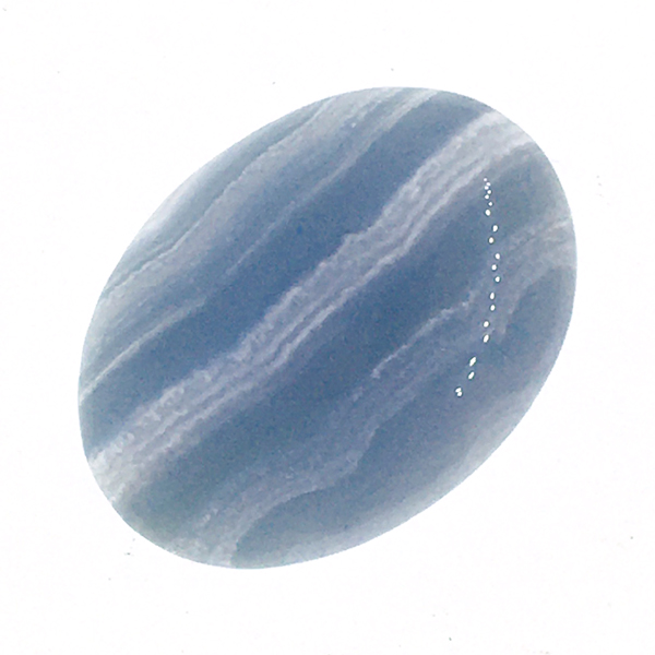 ブルーレースアゲート(Bluelace agate) ラウンドカボション