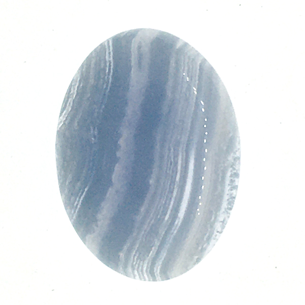 ブルーレースアゲート(Bluelace agate) ラウンドカボション