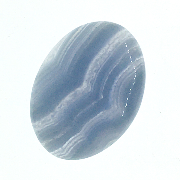 ブルーレースアゲート(Bluelace agate) ラウンドカボション
