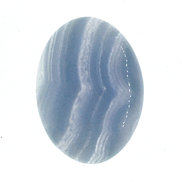 ブルーレースアゲート(Bluelace agate) ラウンドカボション