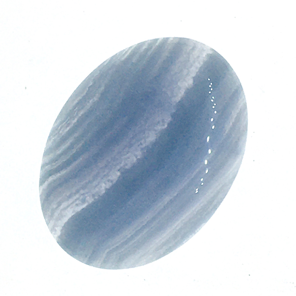 ブルーレースアゲート(Bluelace agate) ラウンドカボション