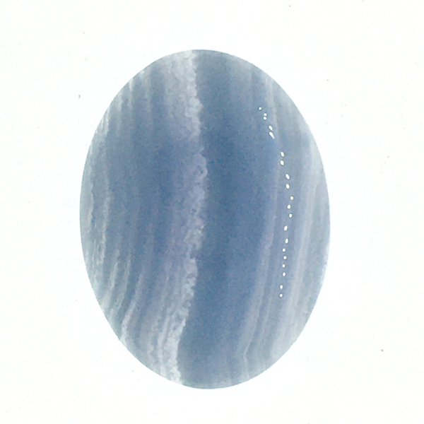 ブルーレースアゲート(Bluelace agate) ラウンドカボション