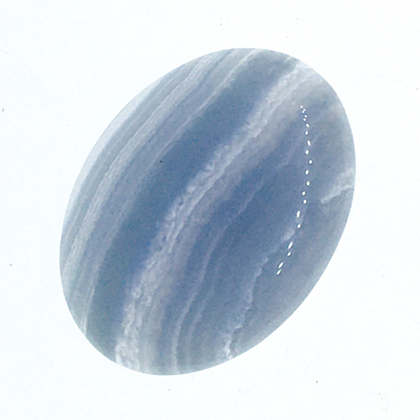 ブルーレースアゲート(Bluelace agate) ラウンドカボション
