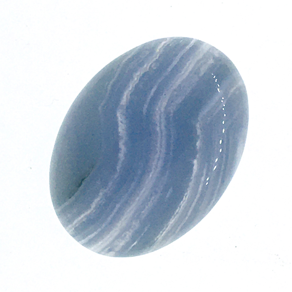 ブルーレースアゲート(Bluelace agate) ラウンドカボション