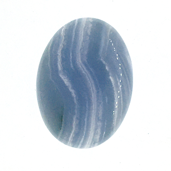 ブルーレースアゲート(Bluelace agate) ラウンドカボション