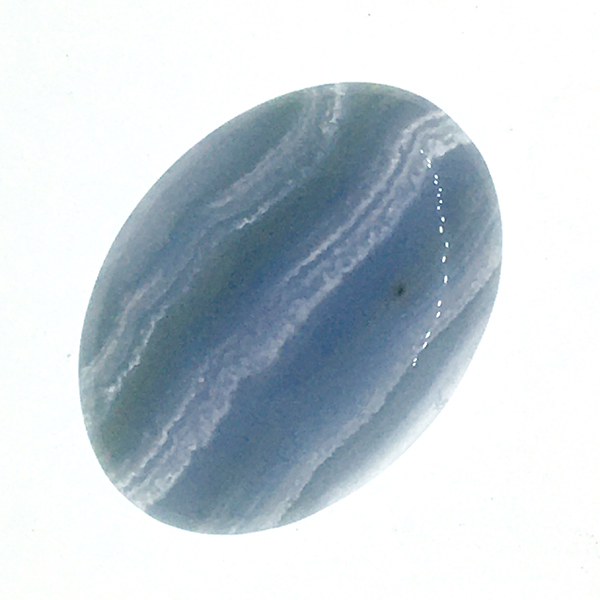 ブルーレースアゲート(Bluelace agate) ラウンドカボション