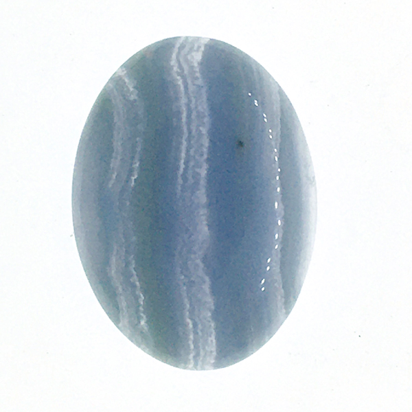 ブルーレースアゲート(Bluelace agate) ラウンドカボション