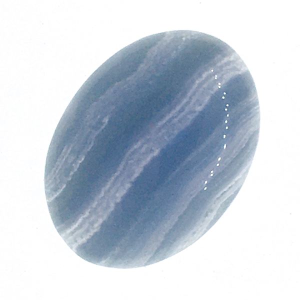 ブルーレースアゲート(Bluelace agate) ラウンドカボション
