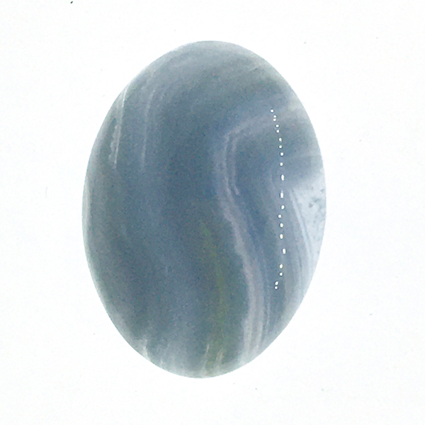 ブルーレースアゲート(Bluelace agate) ラウンドカボション