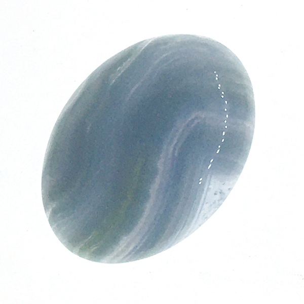 ブルーレースアゲート(Bluelace agate) ラウンドカボション