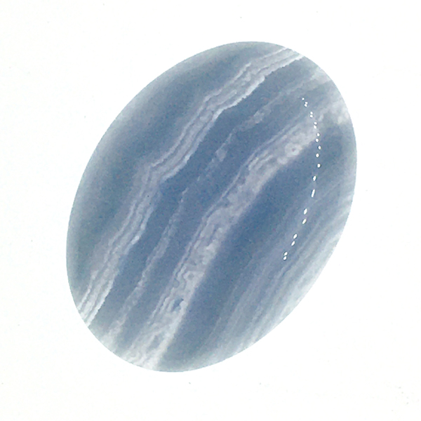 ブルーレースアゲート(Bluelace agate) ラウンドカボション