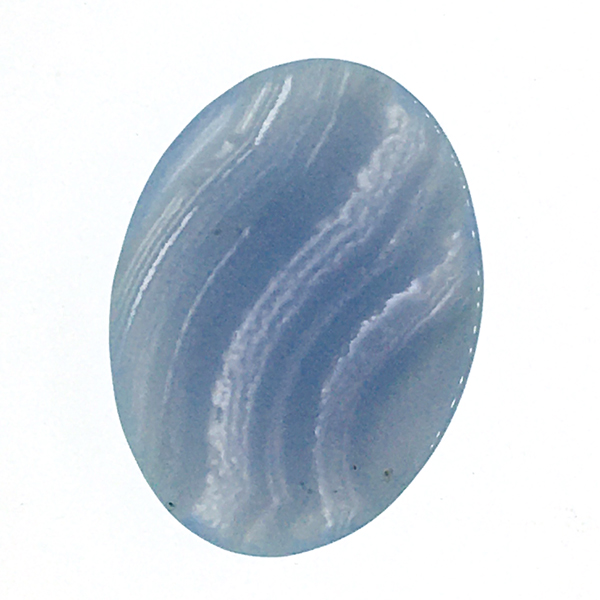 ブルーレースアゲート(Bluelace agate) ラウンドカボション