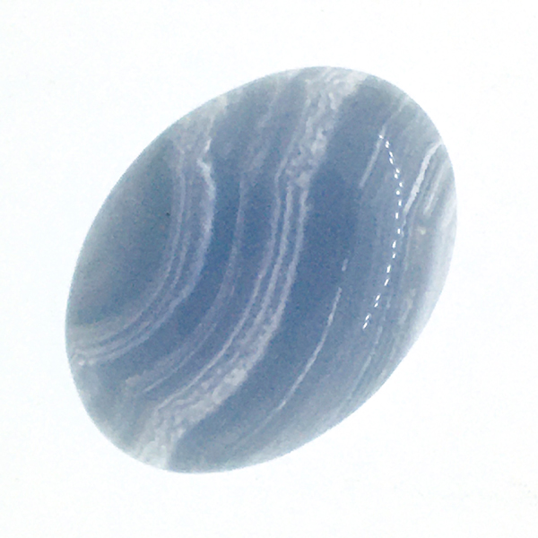 ブルーレースアゲート(Bluelace agate) ラウンドカボション