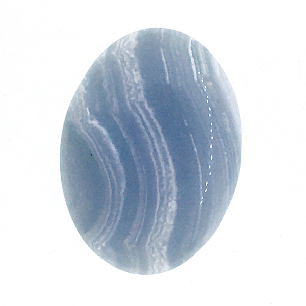 ブルーレースアゲート(Bluelace agate) ラウンドカボション
