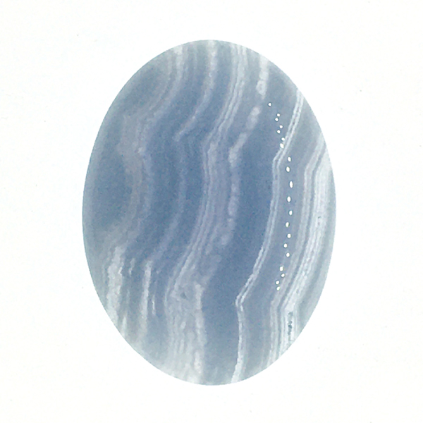 ブルーレースアゲート(Bluelace agate) ラウンドカボション