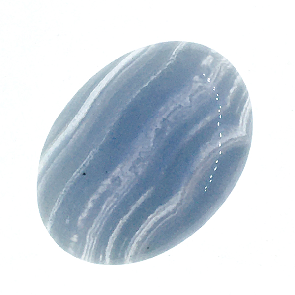 ブルーレースアゲート(Bluelace agate) ラウンドカボション