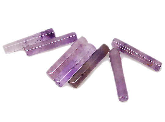 アメジスト/紫水晶 スティック 天然石パーツ 天然石ビーズ