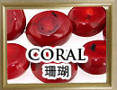 コーラル珊瑚(海竹)ビーズ