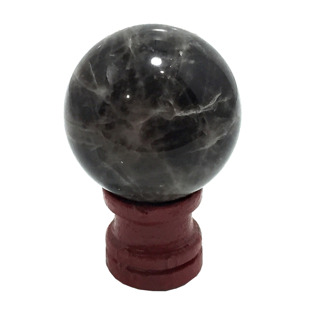 gs-sp-2134 モリオン黒水晶(Morion) 天然石丸玉 販売/パーツ工房