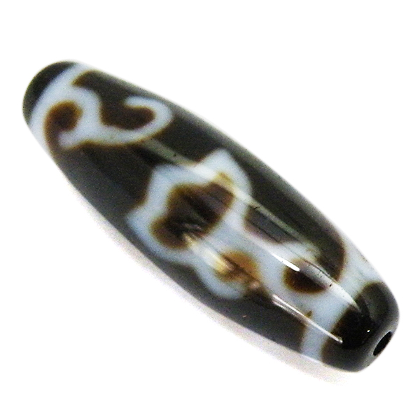 天珠ジービーズ(dZi beads)水蓮花