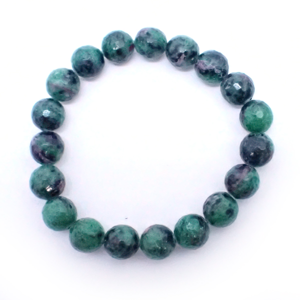 ルビーインゾイサイド(Ruby in zoisite)カット天然石ビーズ 販売